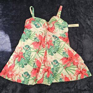 Swimsuit (Nicole Miller Women's One Piece Swimdress)